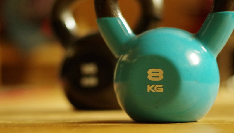 Home Gym Kettlebell Workout